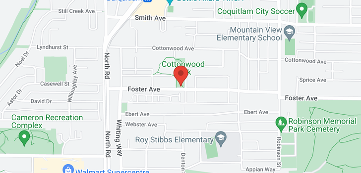 map of 401 555 FOSTER AVENUE